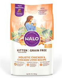 Halo Kitten Recipe Holistic Grain Free Chicken & Chicken Liver Recipe